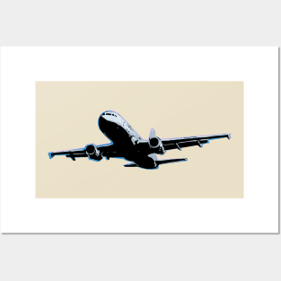 Jet! Airplane. Flying High. Go Travel. Take a Vacation. Posters and Art